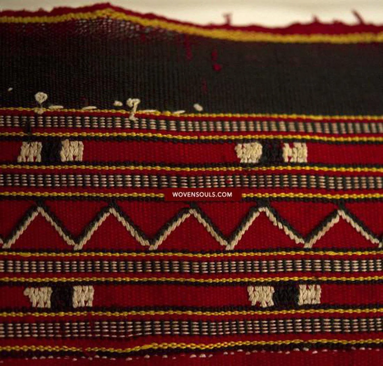 202B Pua Bidang Woven Dayak Tube Skirt from Borneo