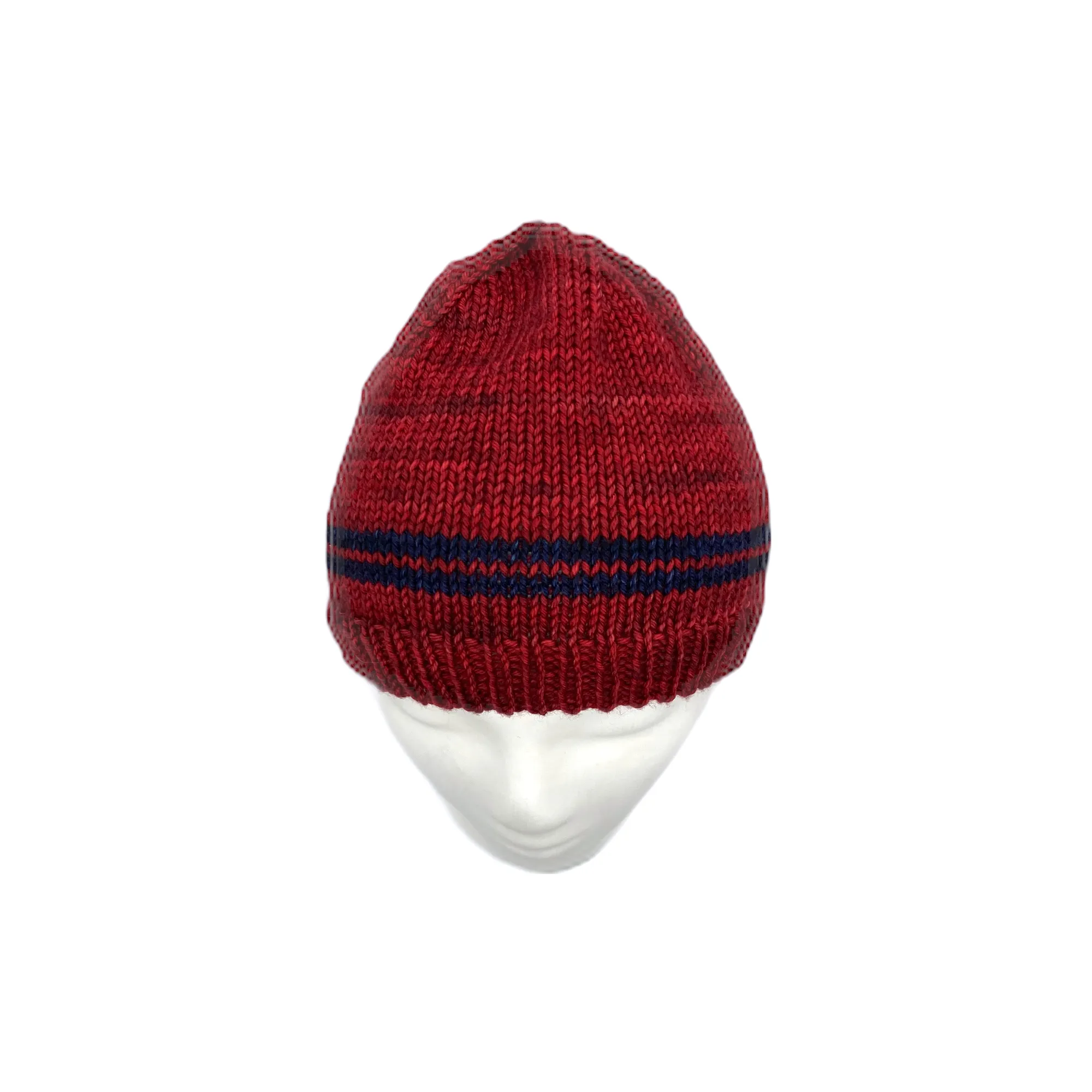 Basic Beanie | 100% Superwash Merino Wool | Cereza Red