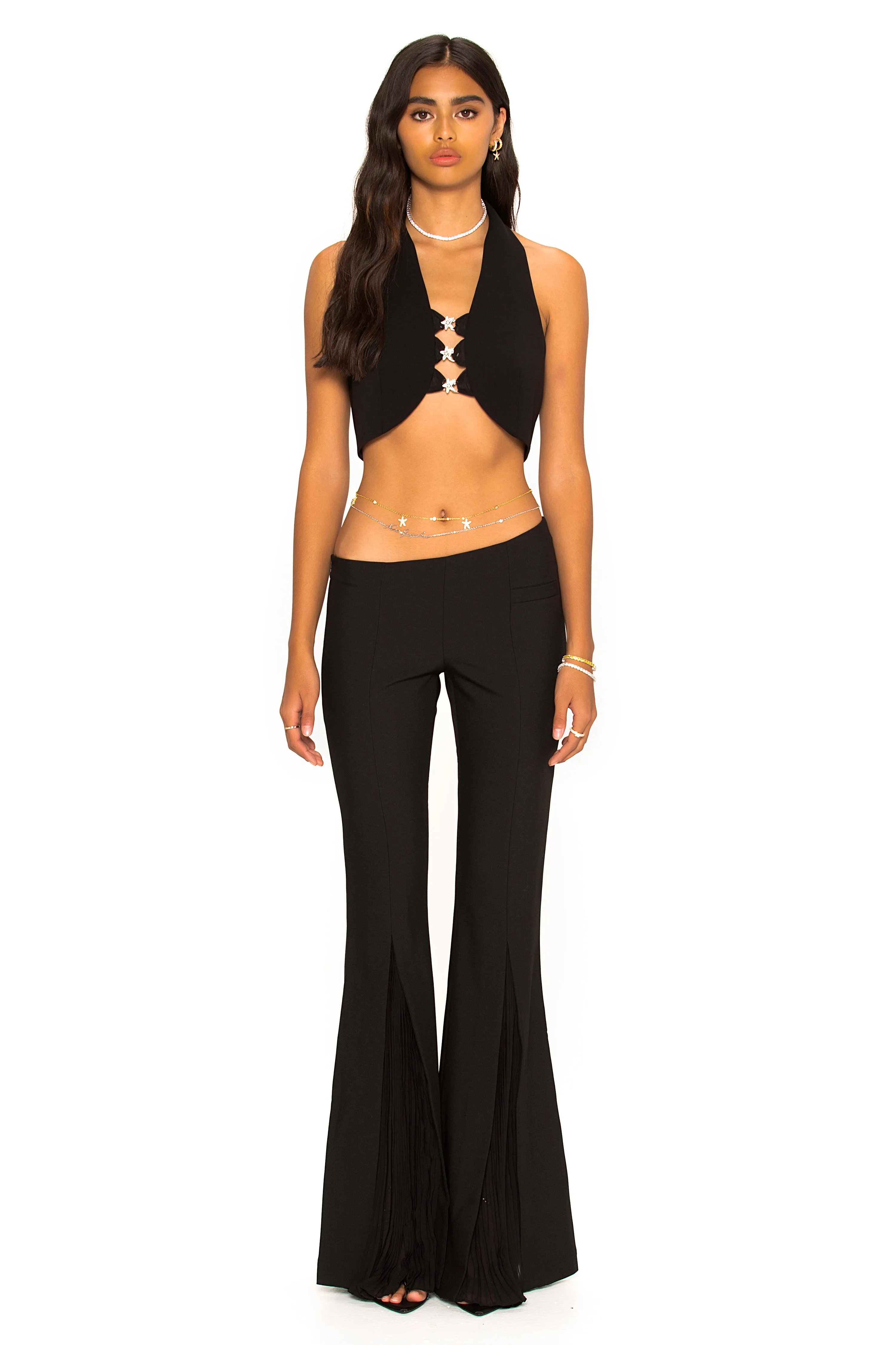 Bianca Crop Top (Black)