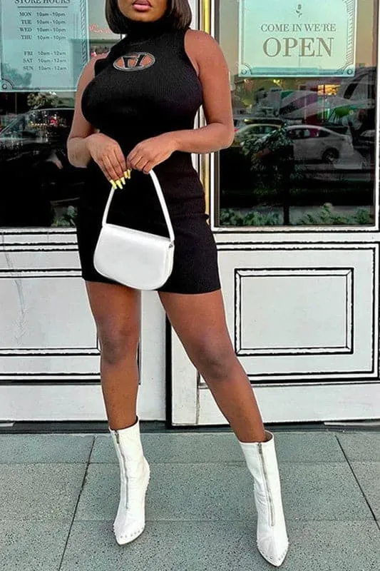 BZ314 Sleeveless Mini Dress
