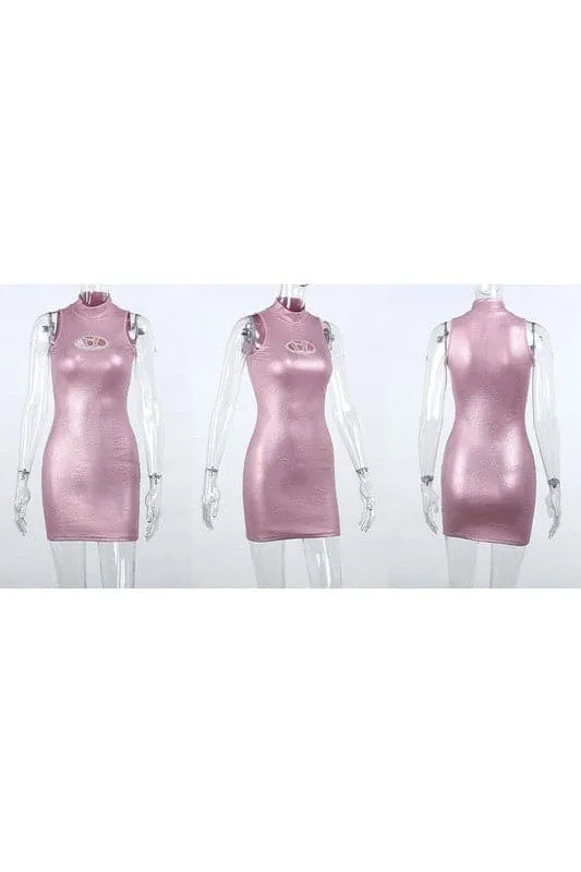 BZ314 Sleeveless Mini Dress