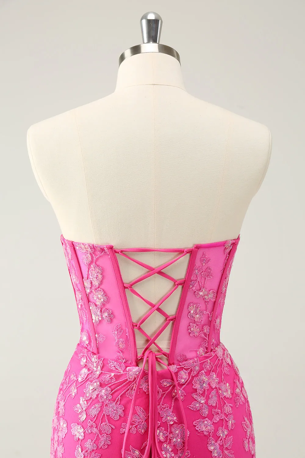 Classy Lilac Bodycon Sweetheart Corset Short Homecoming Dress with Sequins