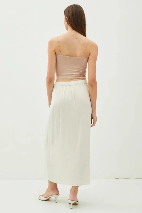 Croatia Linen Wrap SKirt