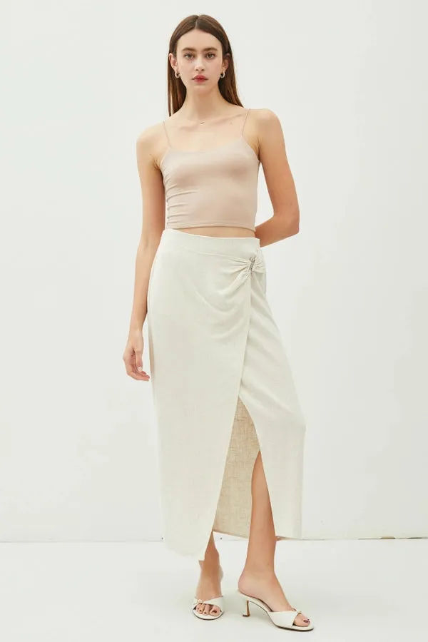 Croatia Linen Wrap SKirt
