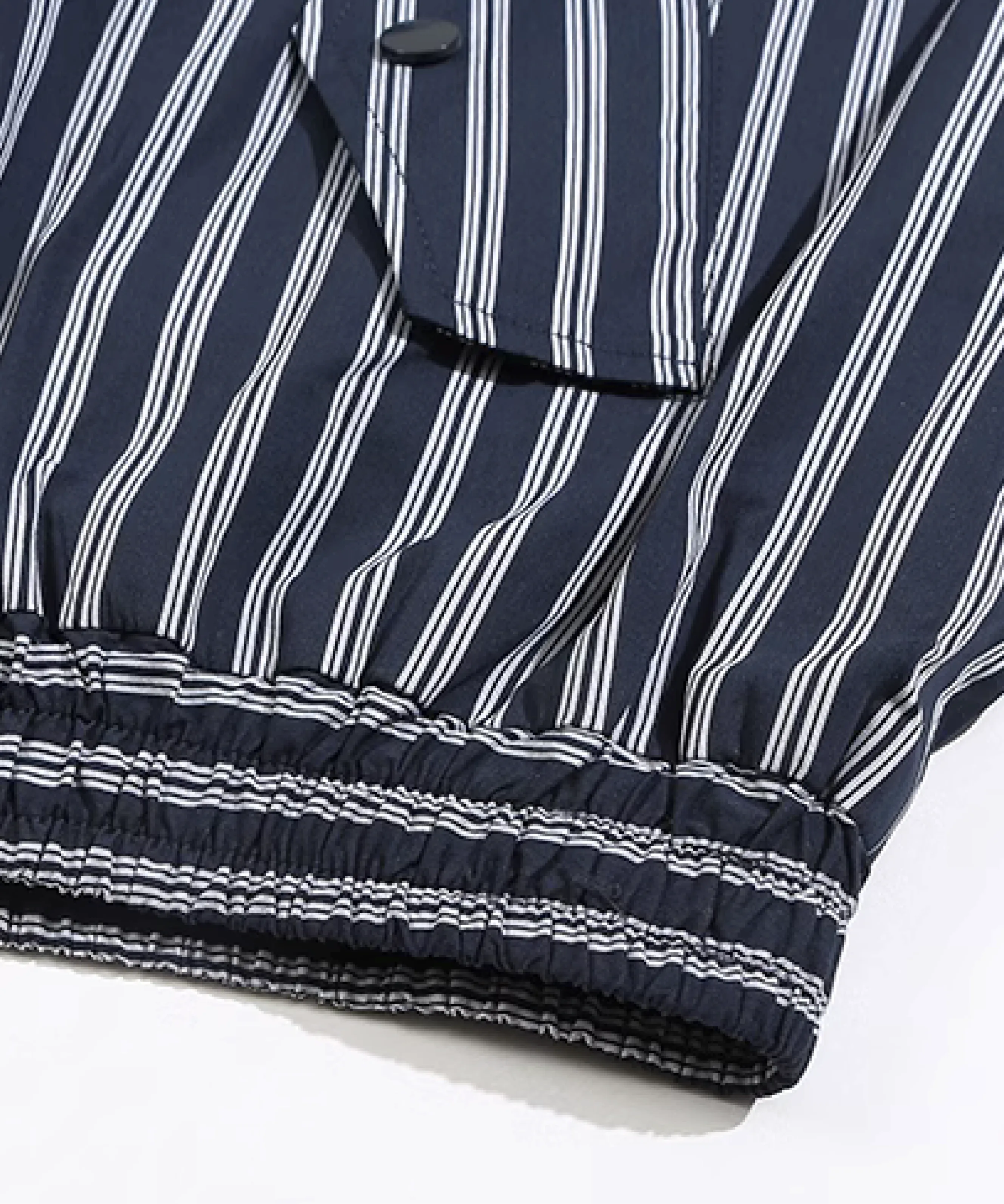 Cropped Stripe Jacket