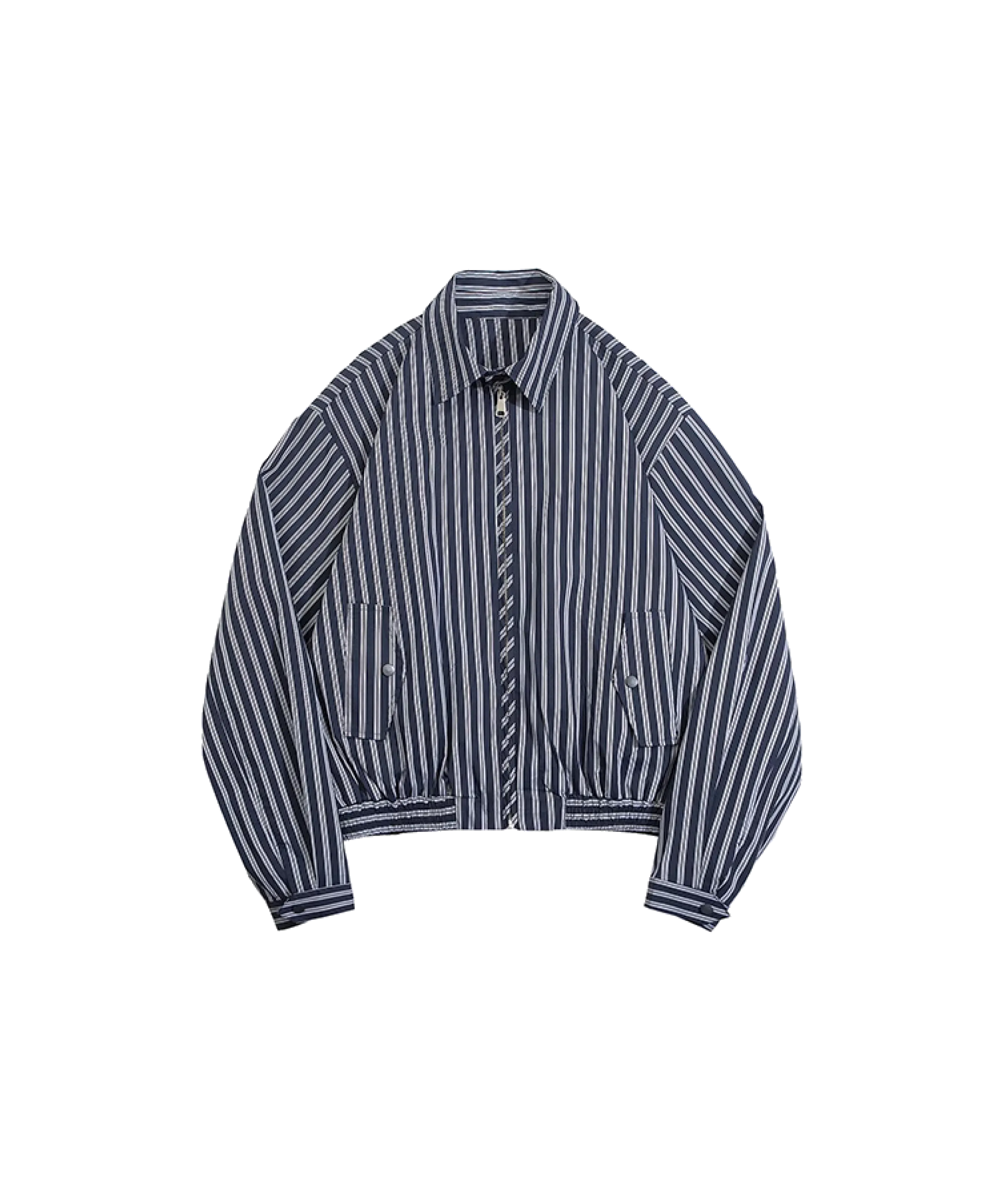Cropped Stripe Jacket