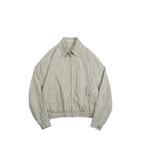 Cropped Stripe Jacket