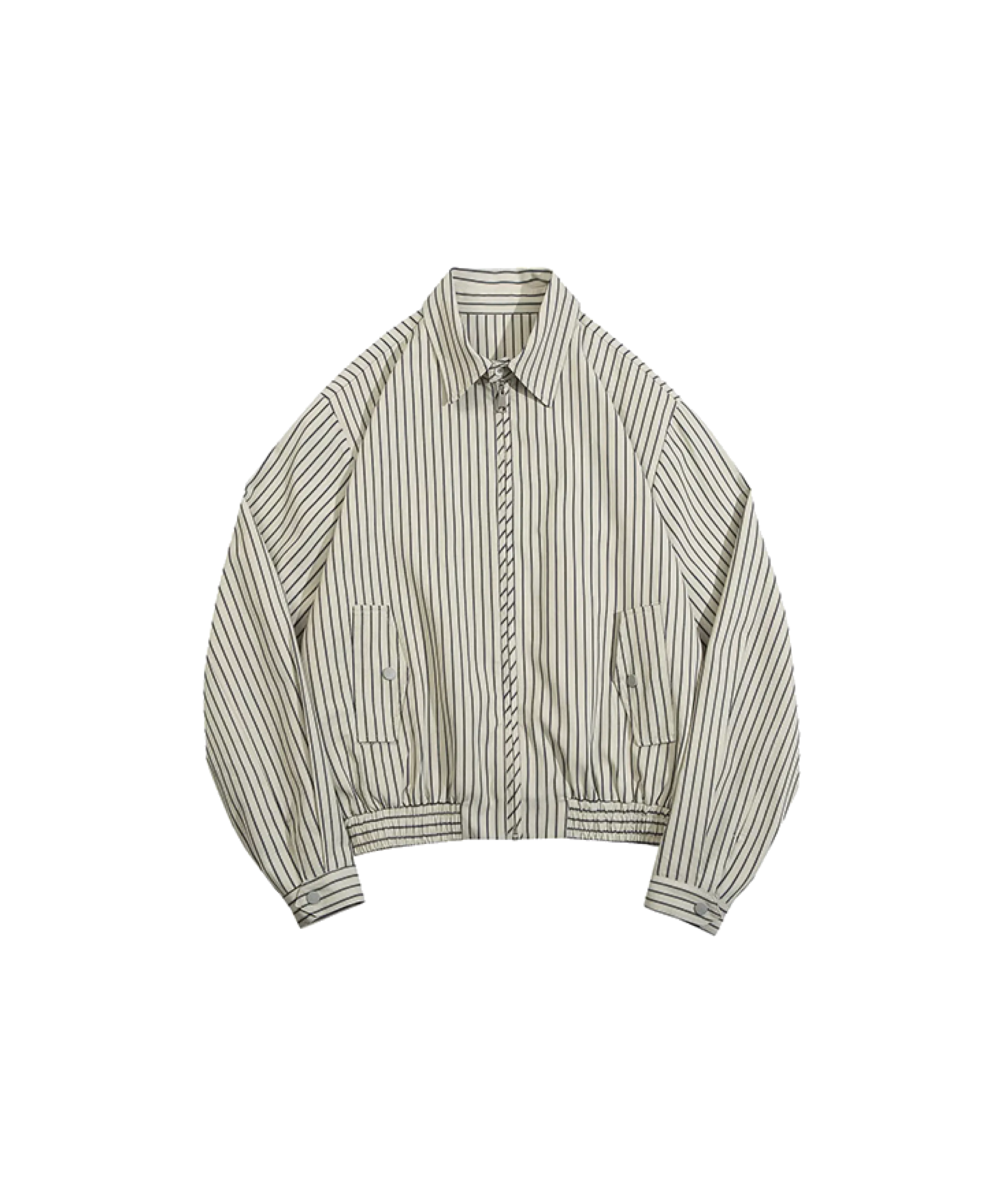 Cropped Stripe Jacket