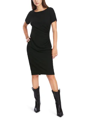 DRESS W WRAP EFFECT