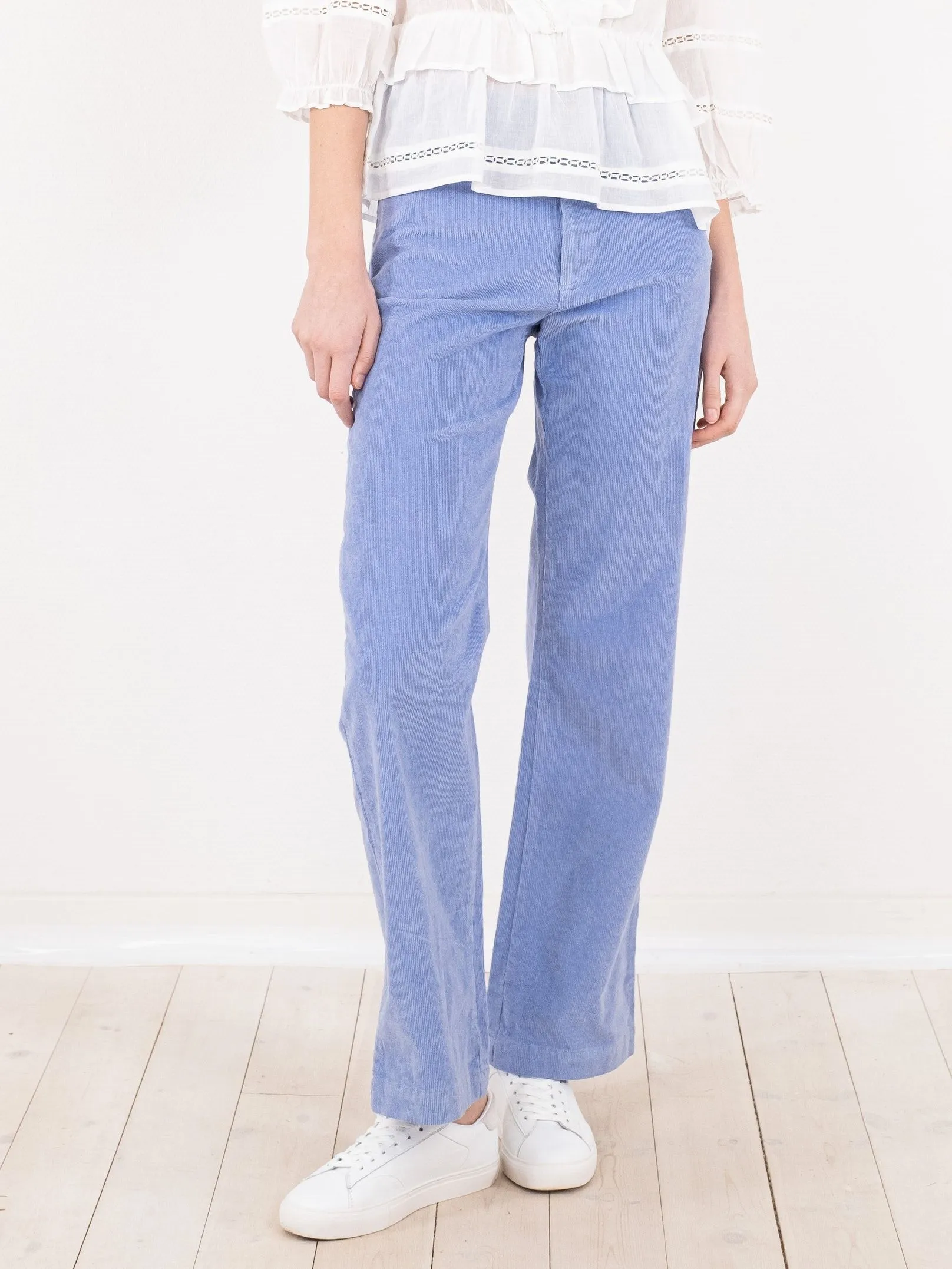 Jennifer Corduroy Pants - Light Blue
