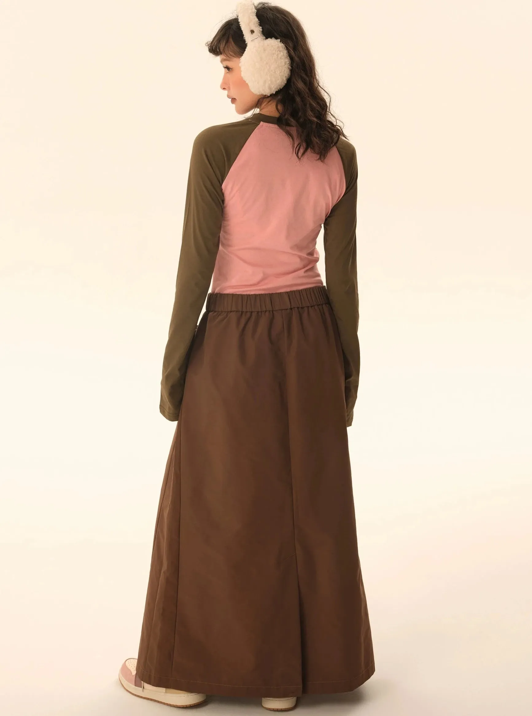Midi cargo skirt