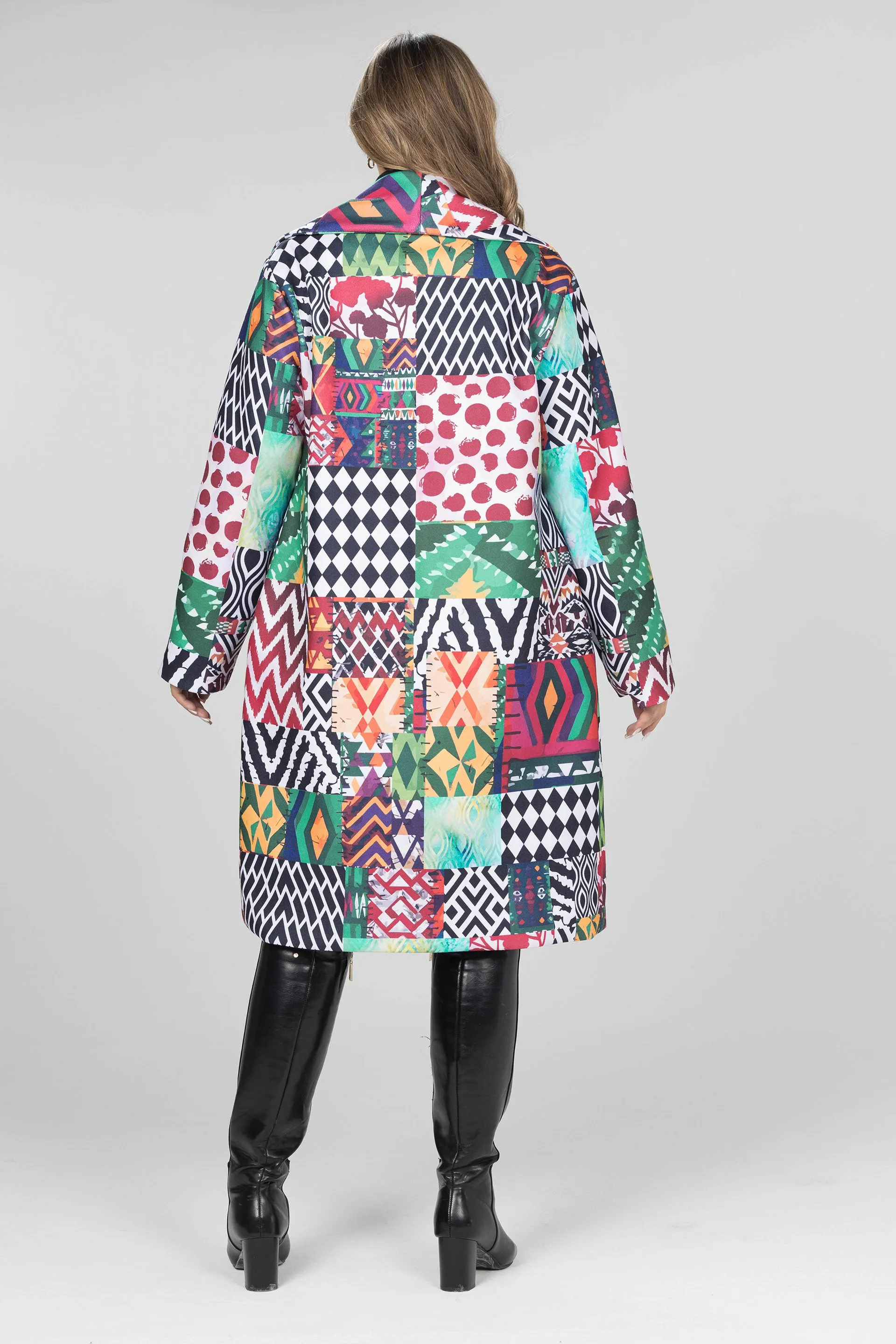Mosaic Dream Wool Coat