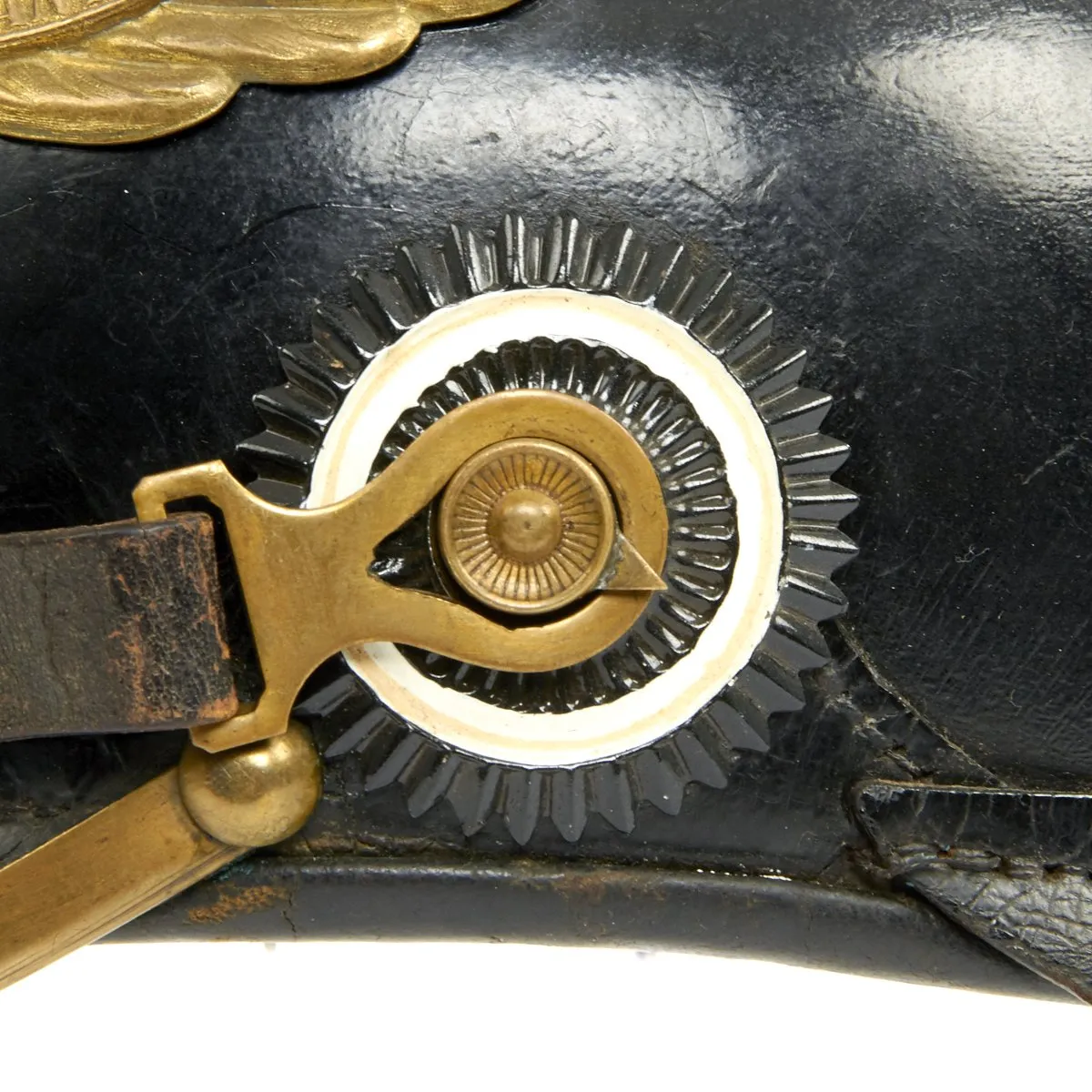 Original German WWI Prussian Guard Regiment M1895 Pickelhaube Spiked Helmet