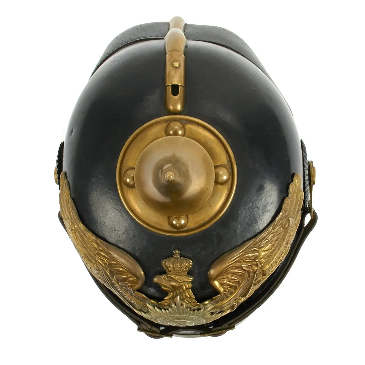 Original German WWI Prussian Guard Regiment M1895 Pickelhaube Spiked Helmet