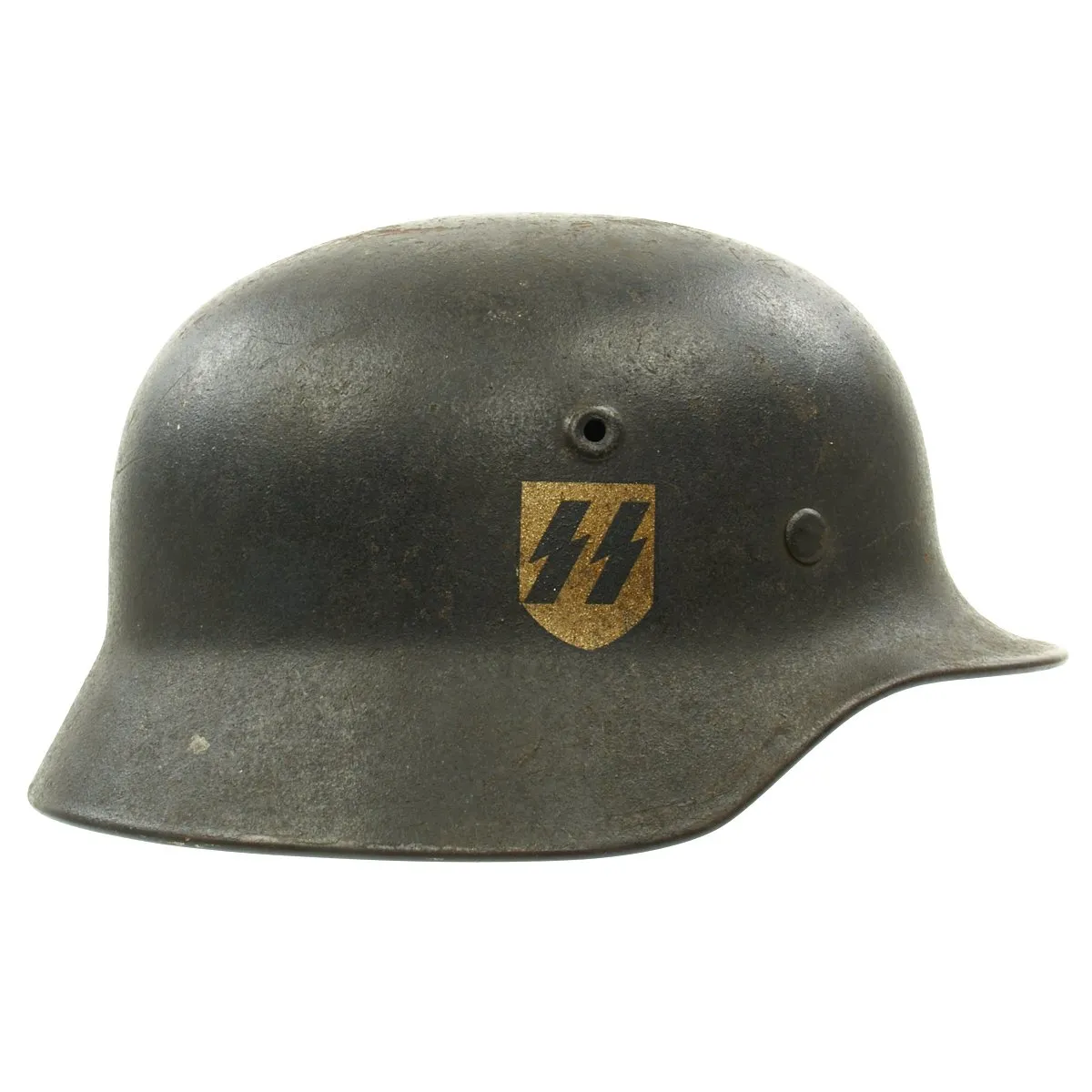 Original German WWII M40 Single Decal SS by Quist - Size 66cm