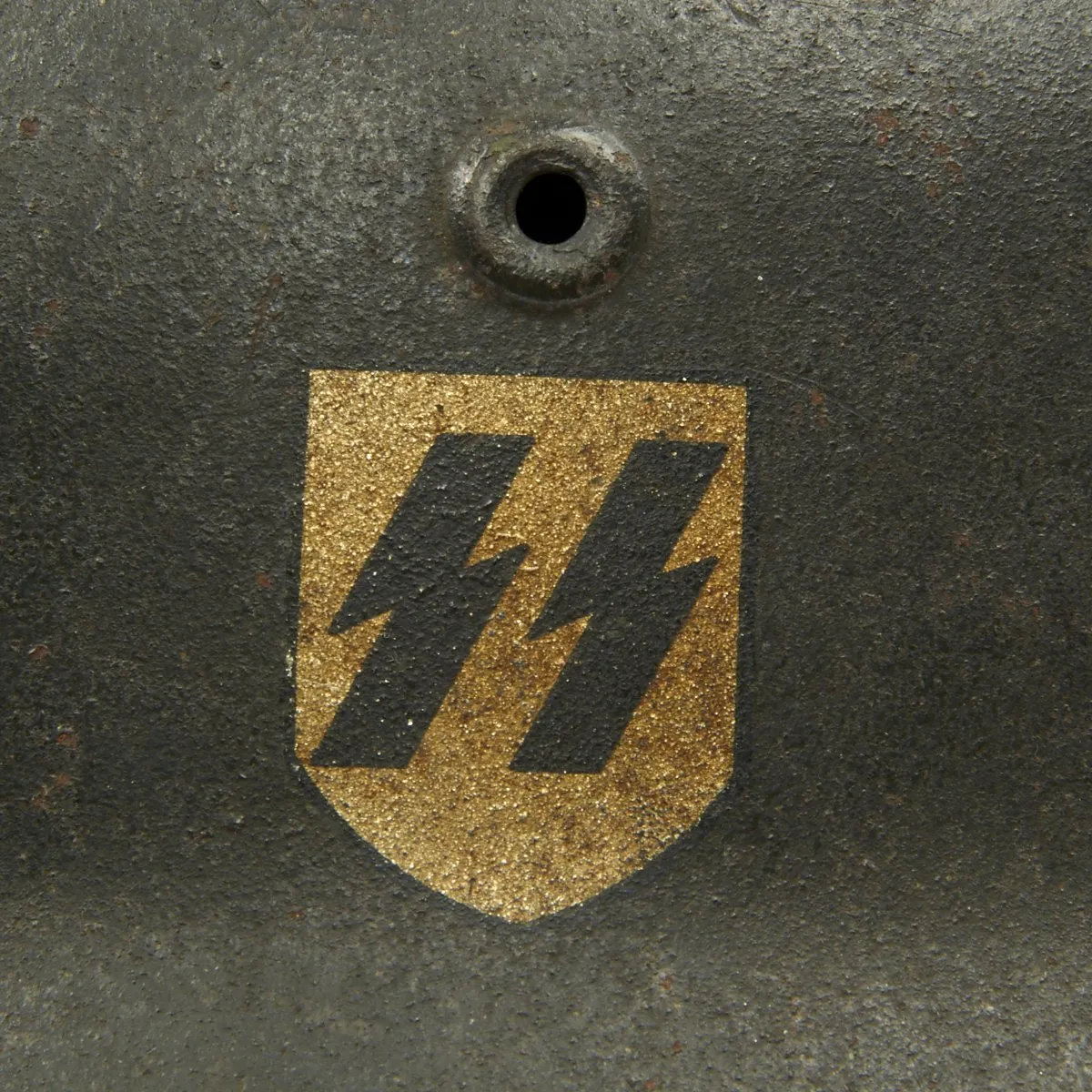 Original German WWII M40 Single Decal SS by Quist - Size 66cm