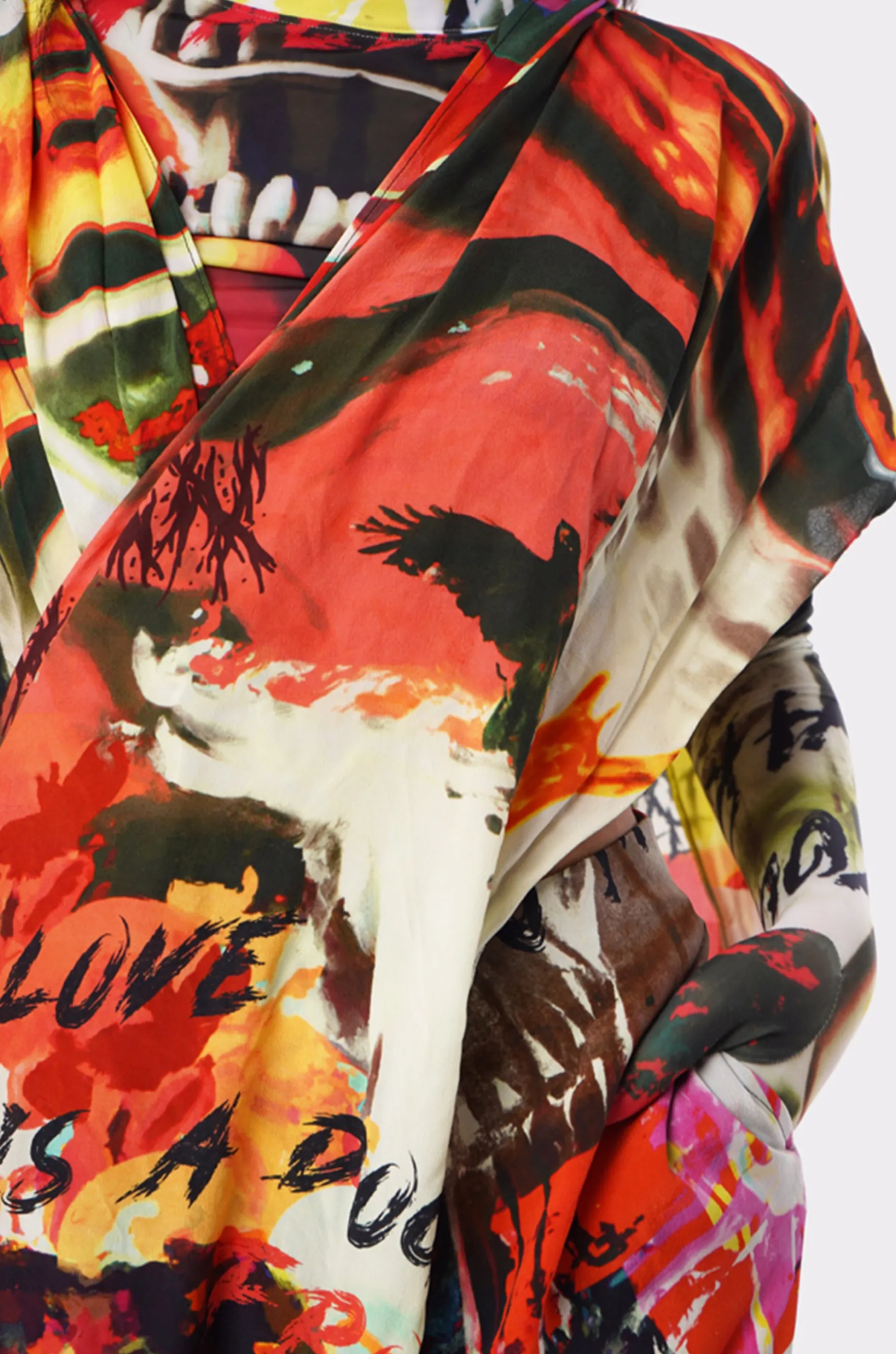 'Return Of The Gorilla' Hybrid Sari-Pants
