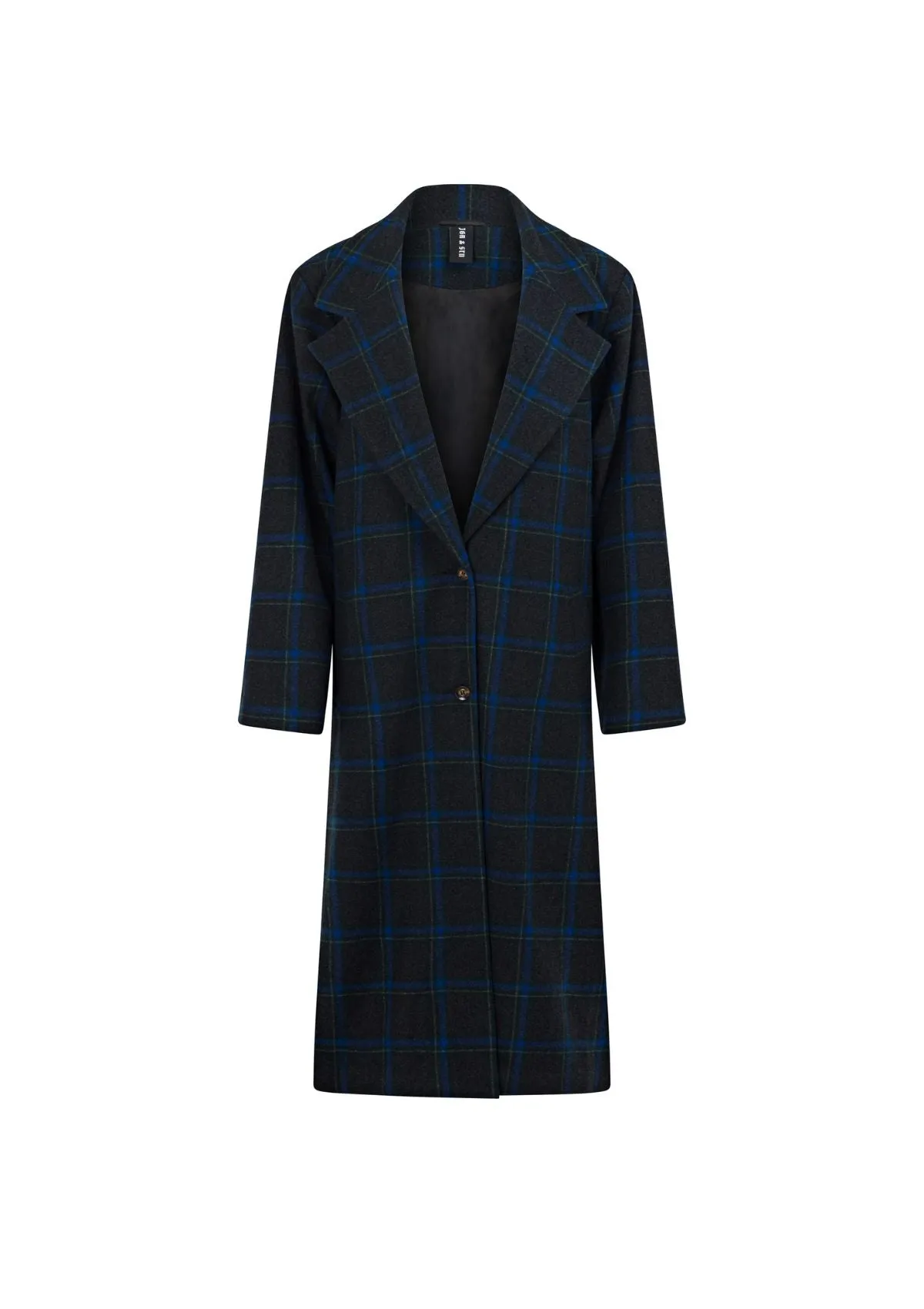 Stacey Coat - Blue Check