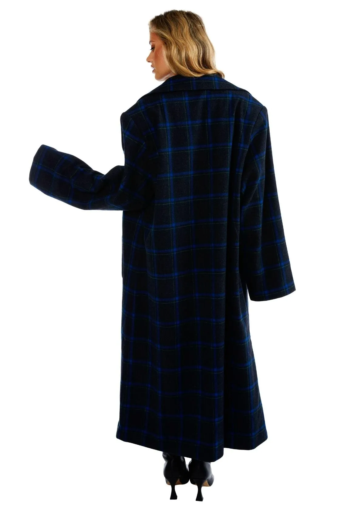 Stacey Coat - Blue Check