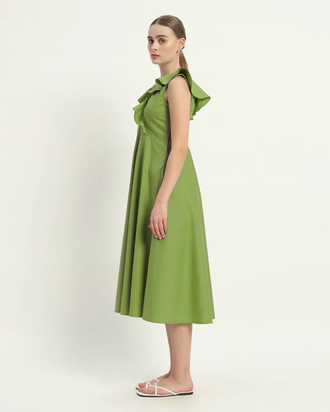 The Albany Fern Cotton Dress