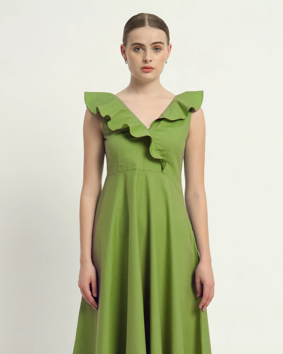 The Albany Fern Cotton Dress