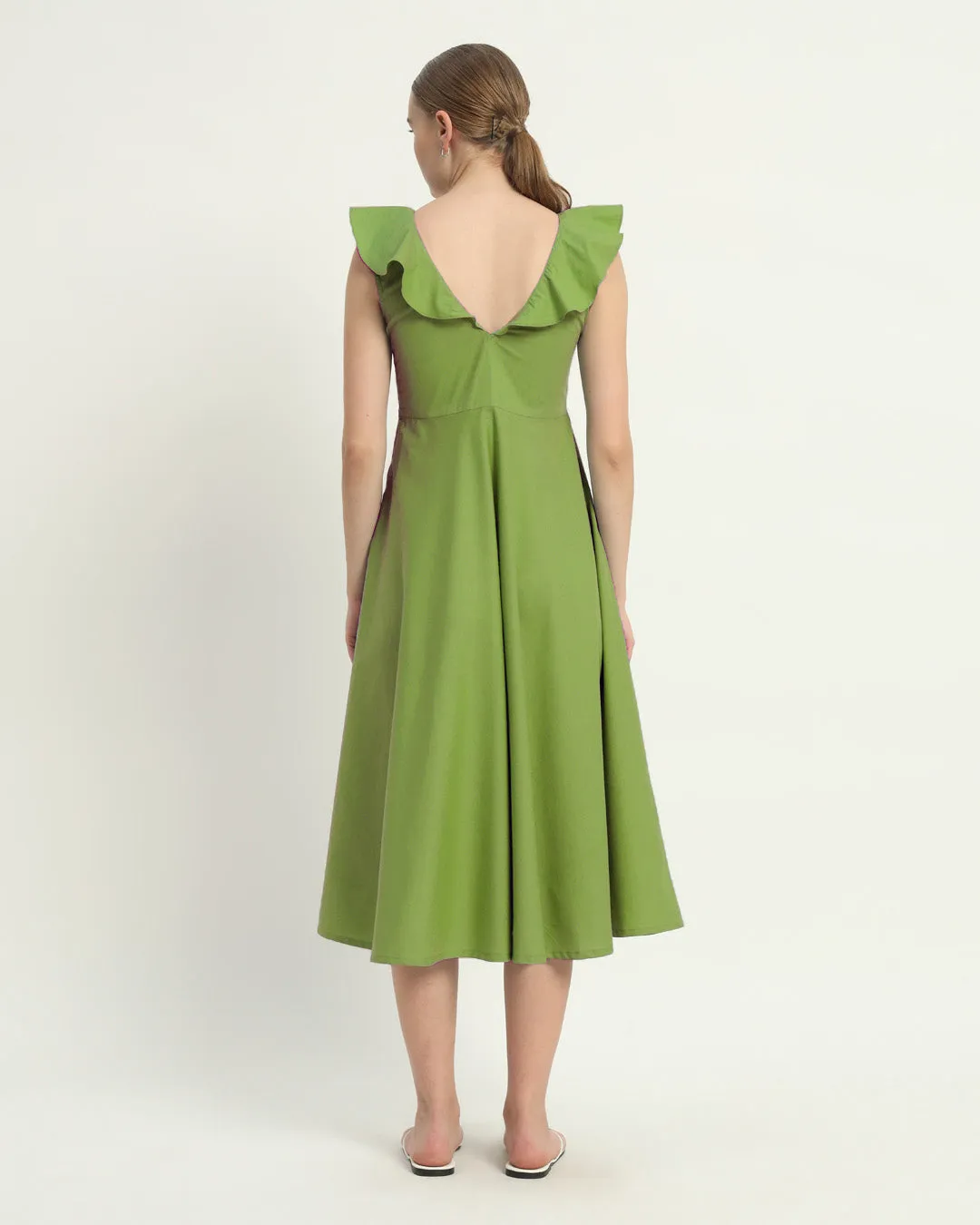 The Albany Fern Cotton Dress