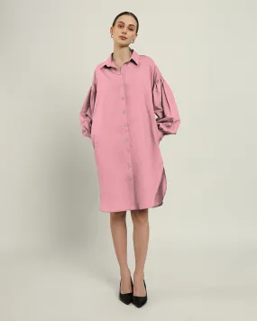 The Derby Fondant Pink Cotton Dress