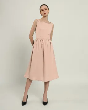 The Mihara Daisy Bisque Linen Dress