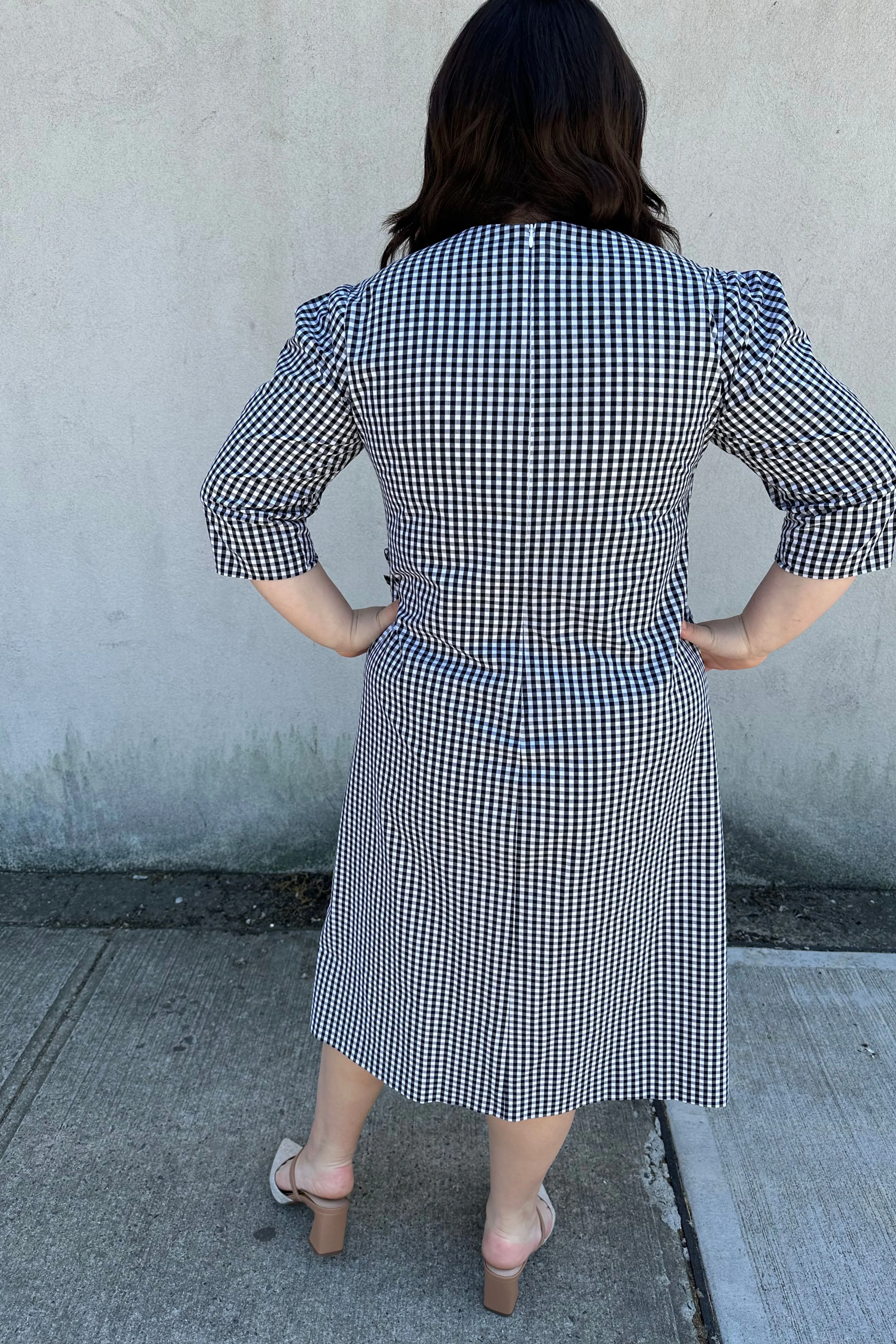 The "Wrap" Dress (Cotton Gingham)