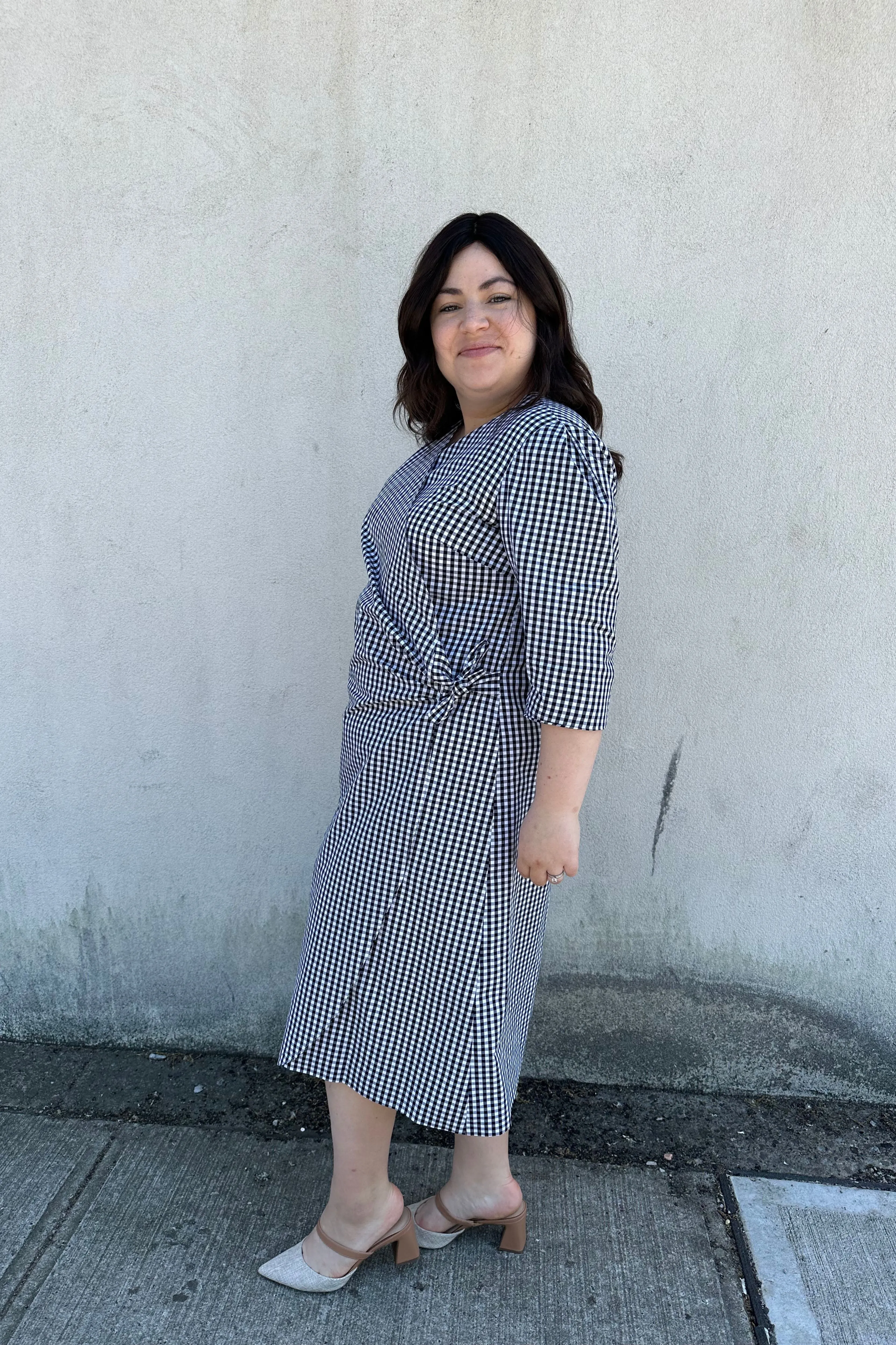 The "Wrap" Dress (Cotton Gingham)