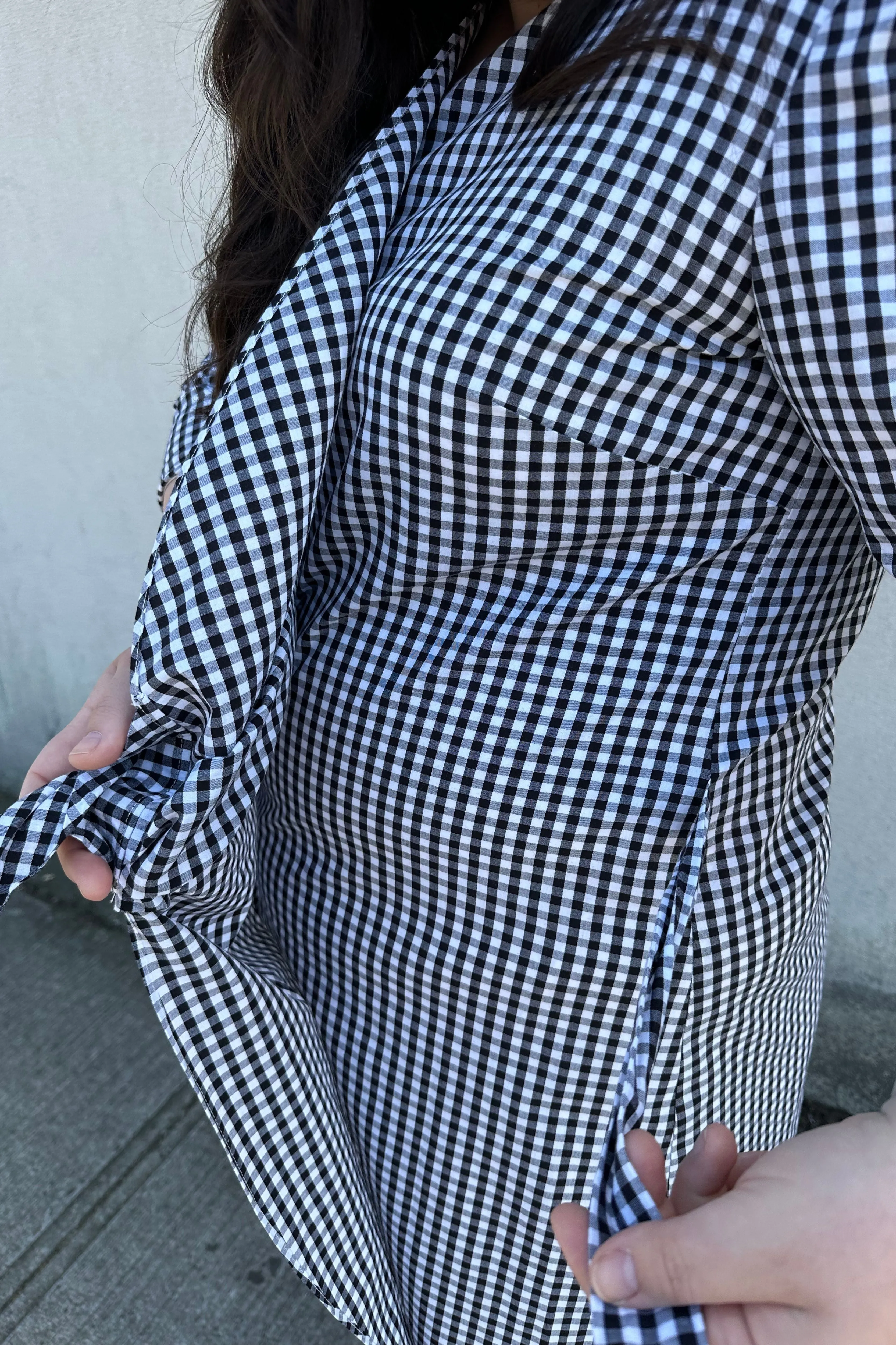 The "Wrap" Dress (Cotton Gingham)