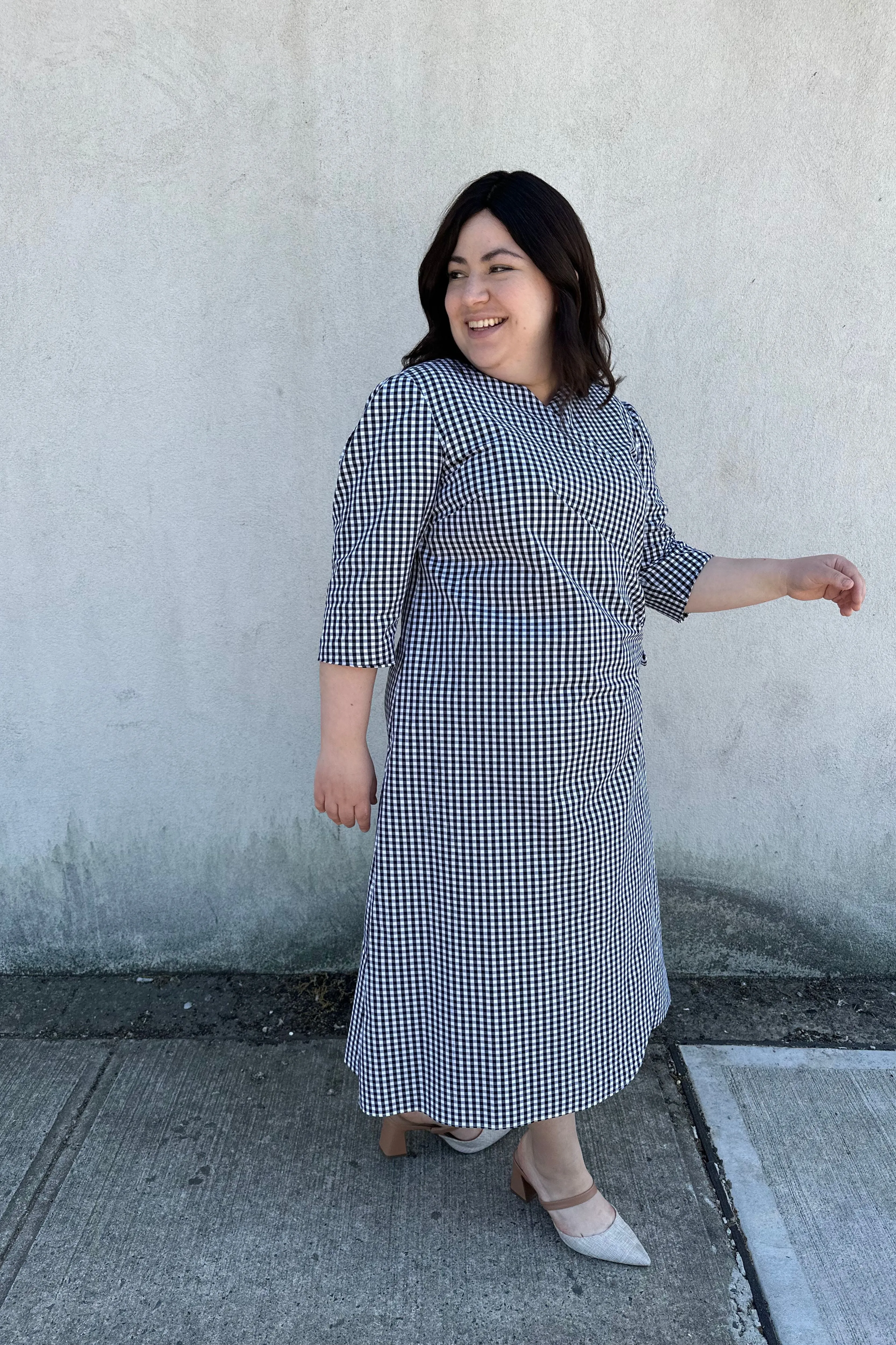 The "Wrap" Dress (Cotton Gingham)