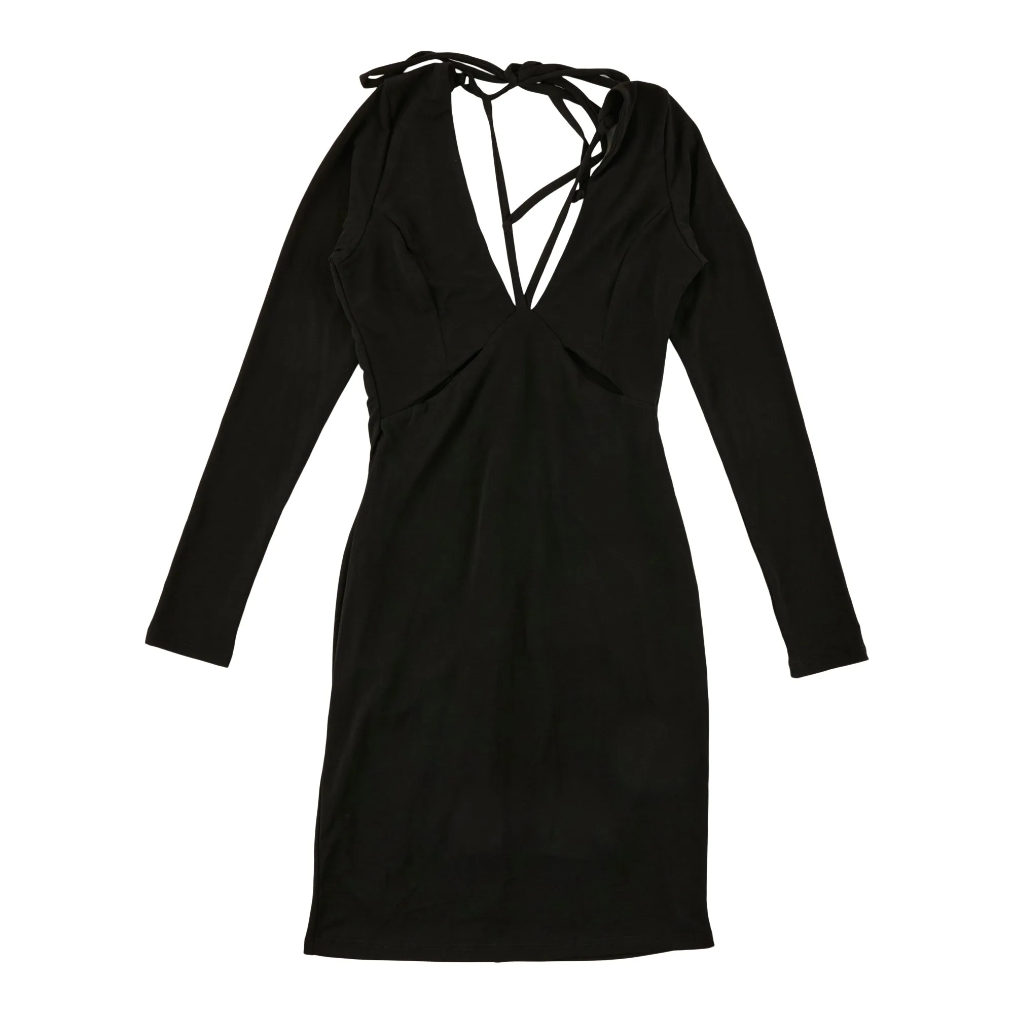 Women's Knit Long-sleeve Midi Dress