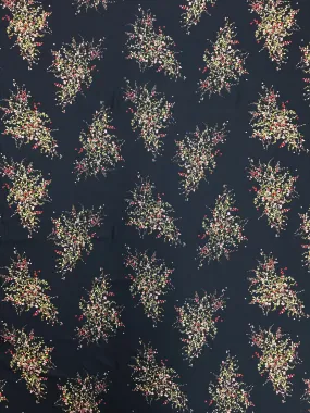 WS-7341W DIGITAL BOUQUET PRINT WOOL VISCOSE FINE TWILL. ITALY